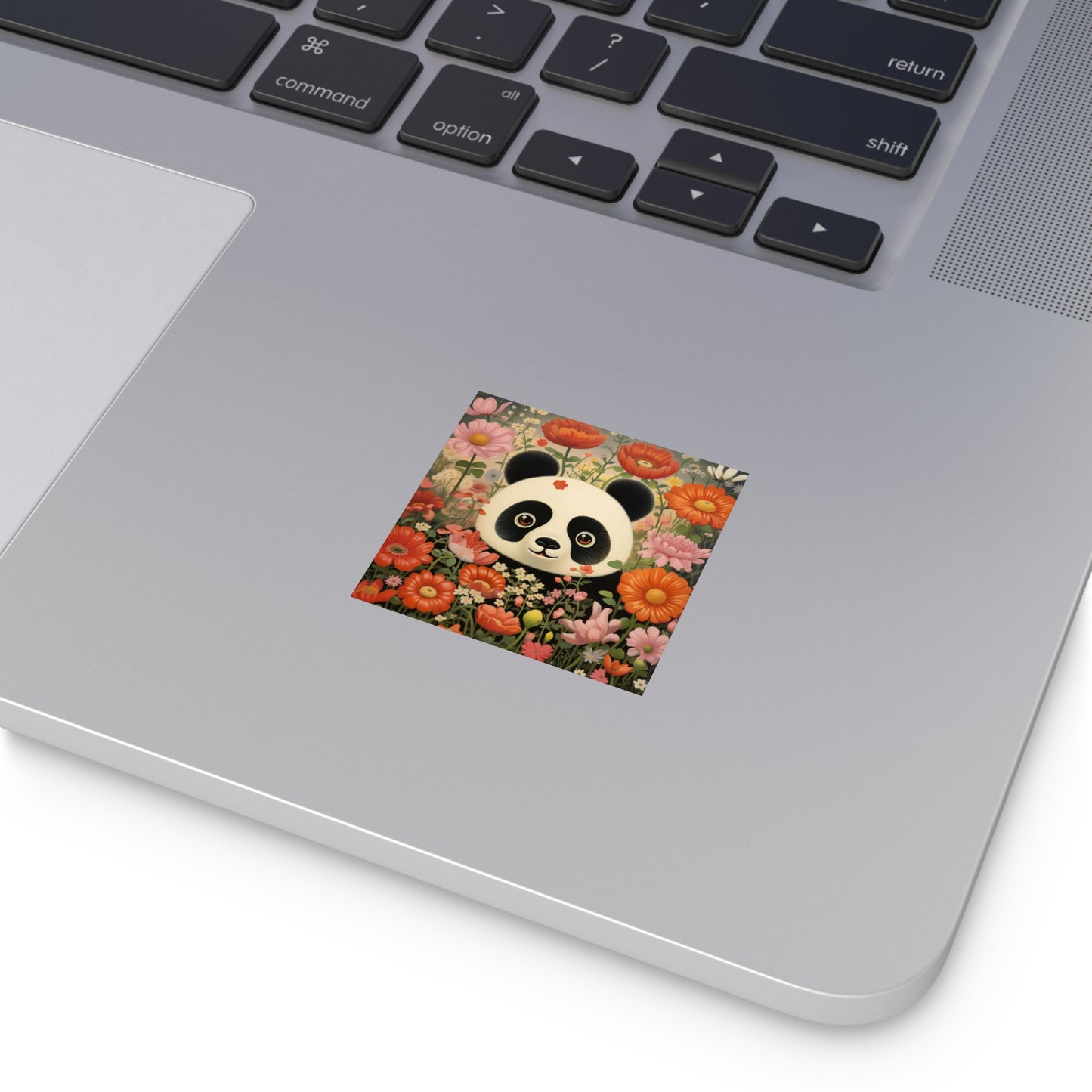 Cute Panda Square Stickers, Indoor\Outdoor