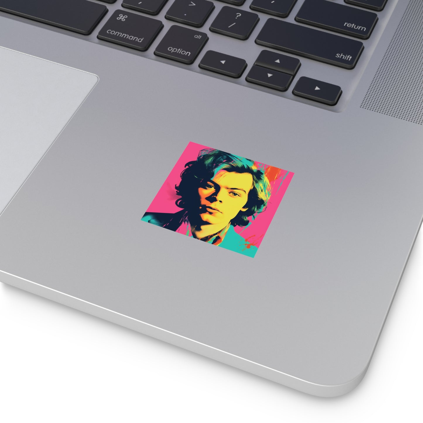 Harry Styles on Square Vinyl Stickers