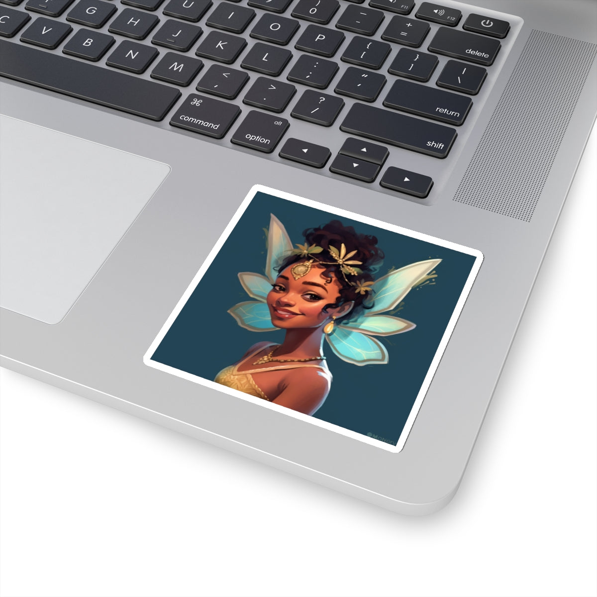 Melanated Fairy Princess Sticker