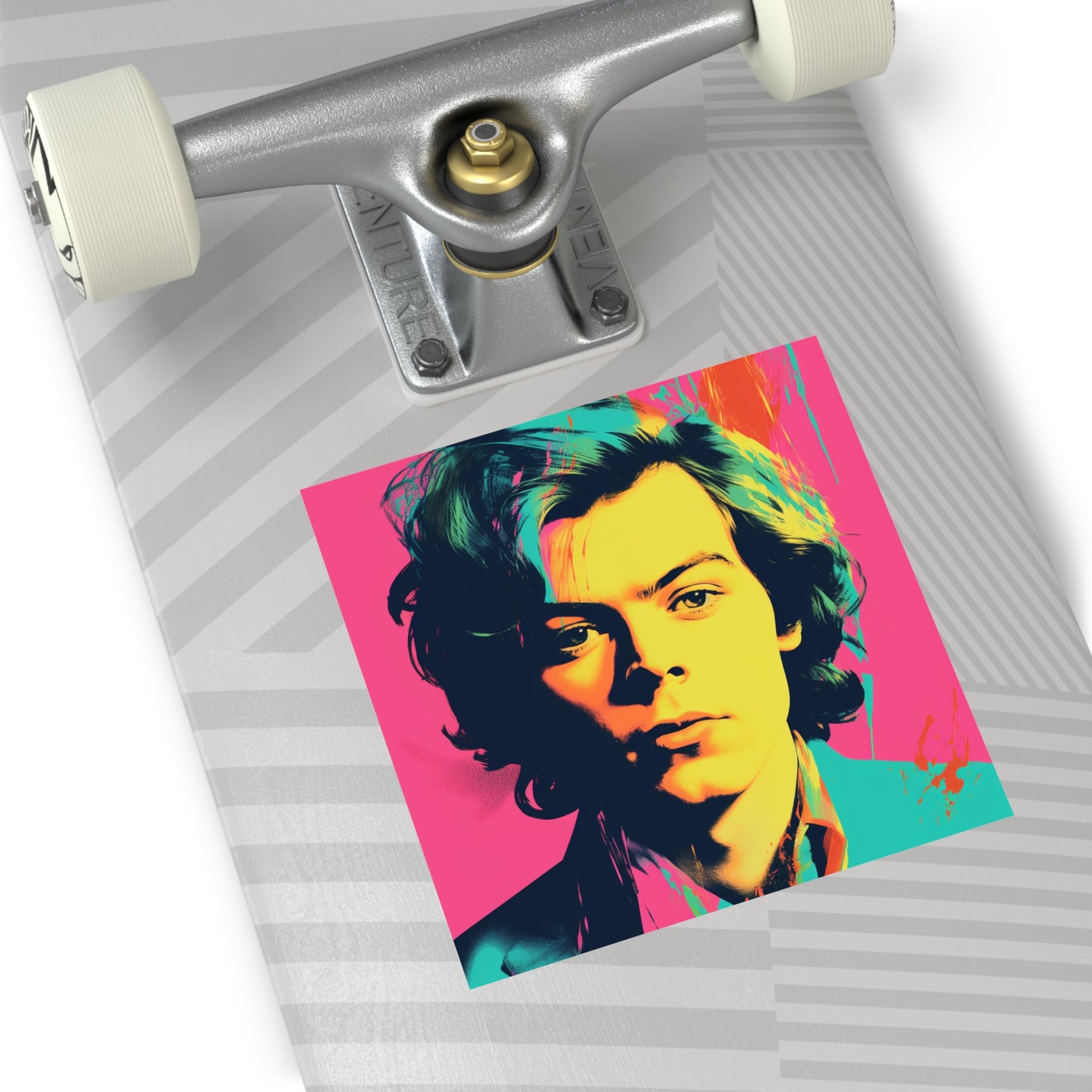 Harry Styles on Square Vinyl Stickers