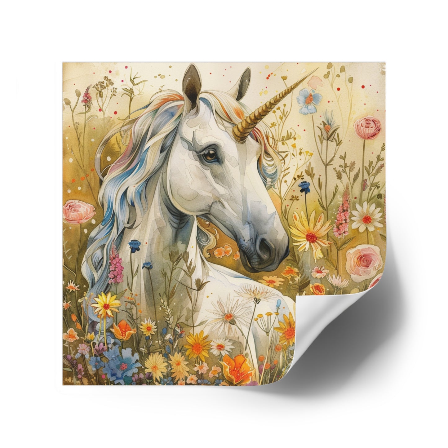 Beautiful Unicorn Sticker for Laptops