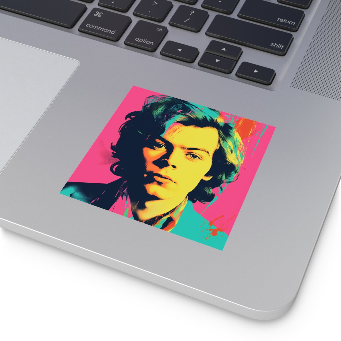 Harry Styles on Square Vinyl Stickers