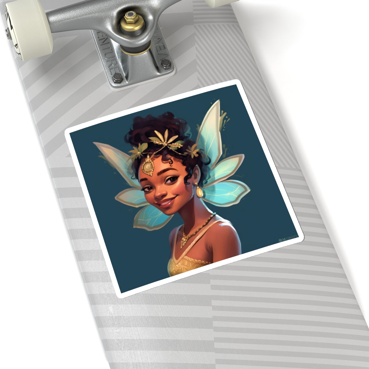 Melanated Fairy Princess Sticker