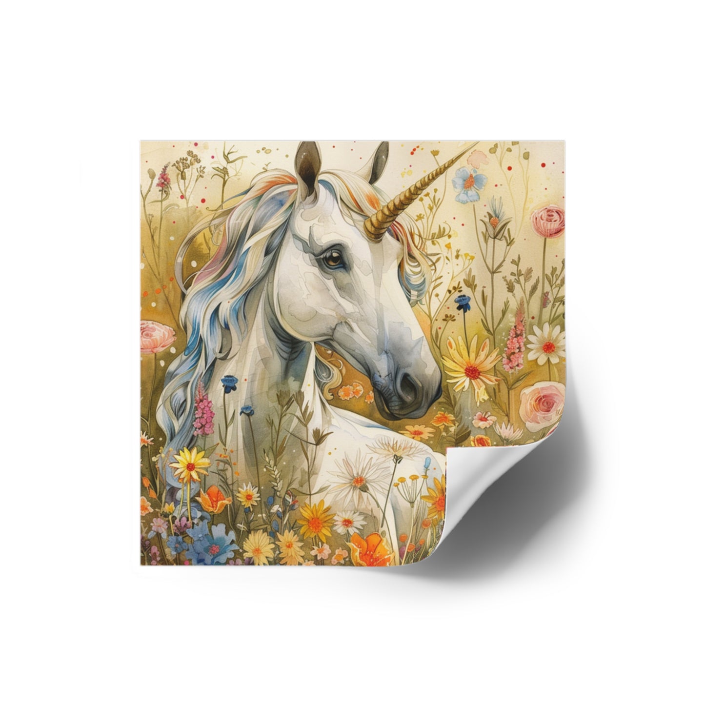 Beautiful Unicorn Sticker for Laptops