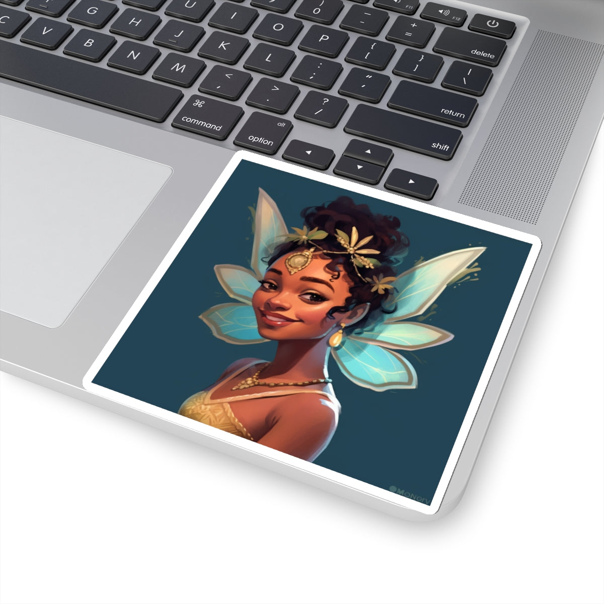 Melanated Fairy Princess Sticker