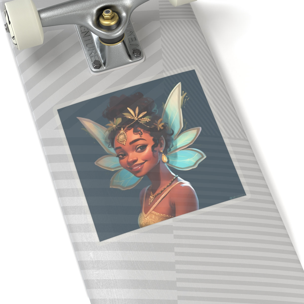 Melanated Fairy Princess Sticker