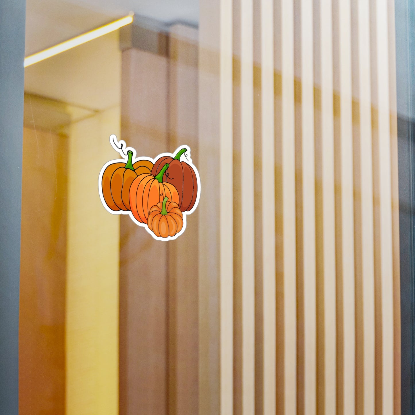 Pumpkin Kiss-Cut Vinyl Decals